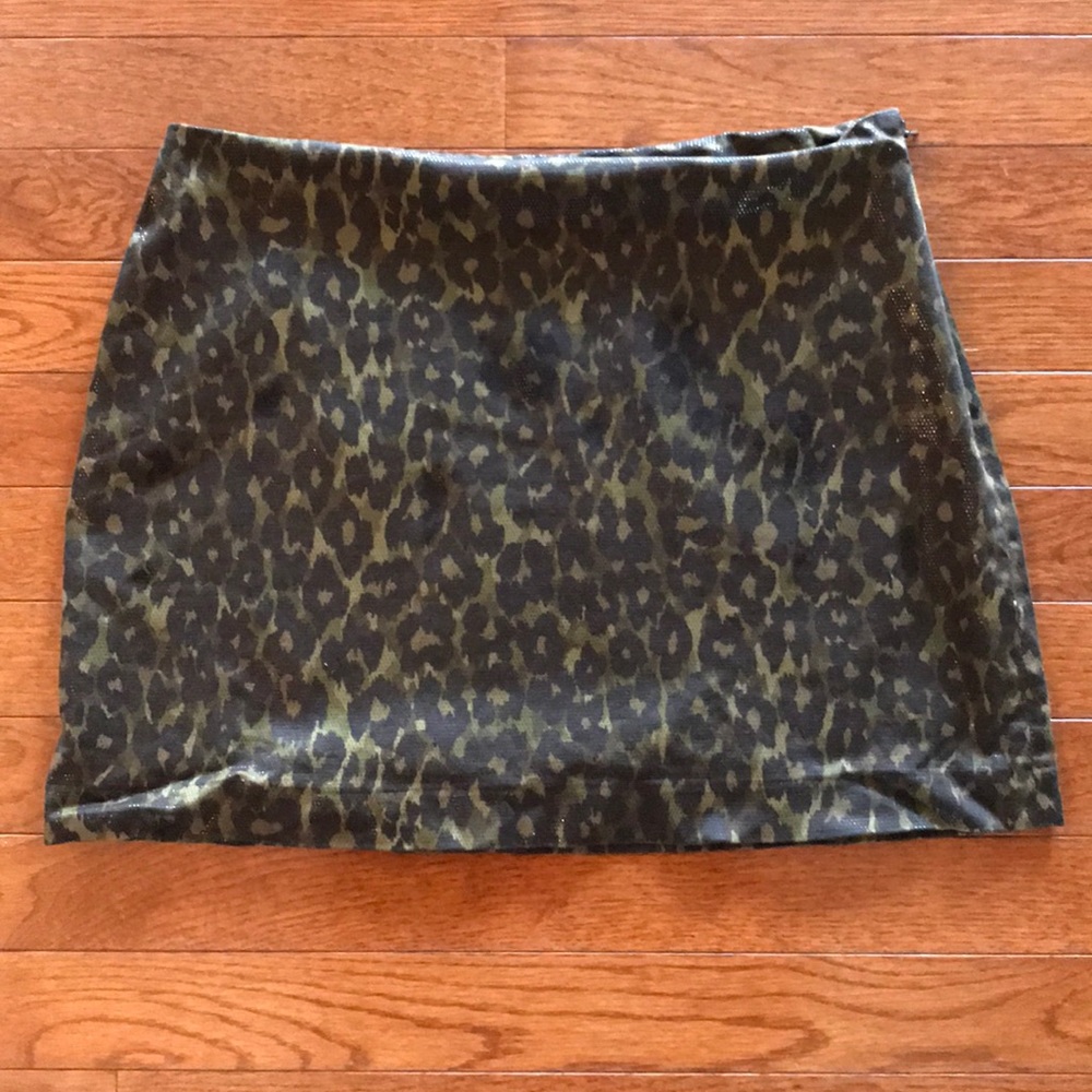 Express Animal Print Skirt Size7/8